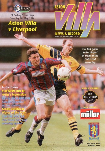 Match programme